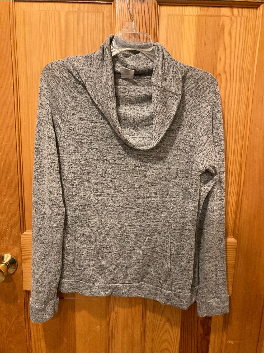 Women’s Gray Knit Sweater - Classic Crewneck